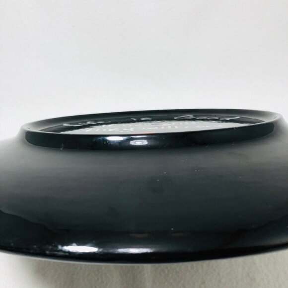 Handpaint Platter 13" Big Serving Tray Dish Plate Funny Grill Meat Lover Black - Picture 8 of 12